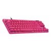 Gaming Keyboard Logitech G 920-013249 USB AZERTY French Pink Tenkeyless