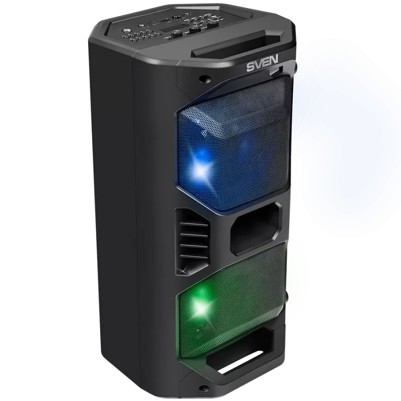 Speaker SVEN PS-600, black (50W, TWS, Bluetooth, FM, USB, microSD, LED-display, 4000mAh)