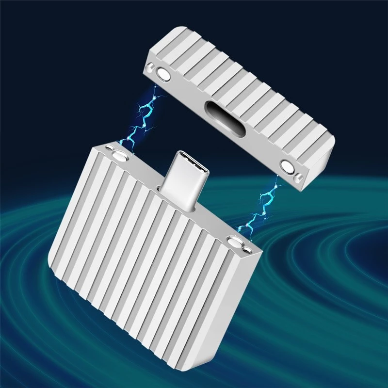Very small USB3.2 Gen2x1 SSD enclosure USB-C NVM