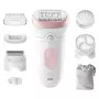 Braun Silk-epil 7 SE7-060 epilator, 40 tweezers, pink/white