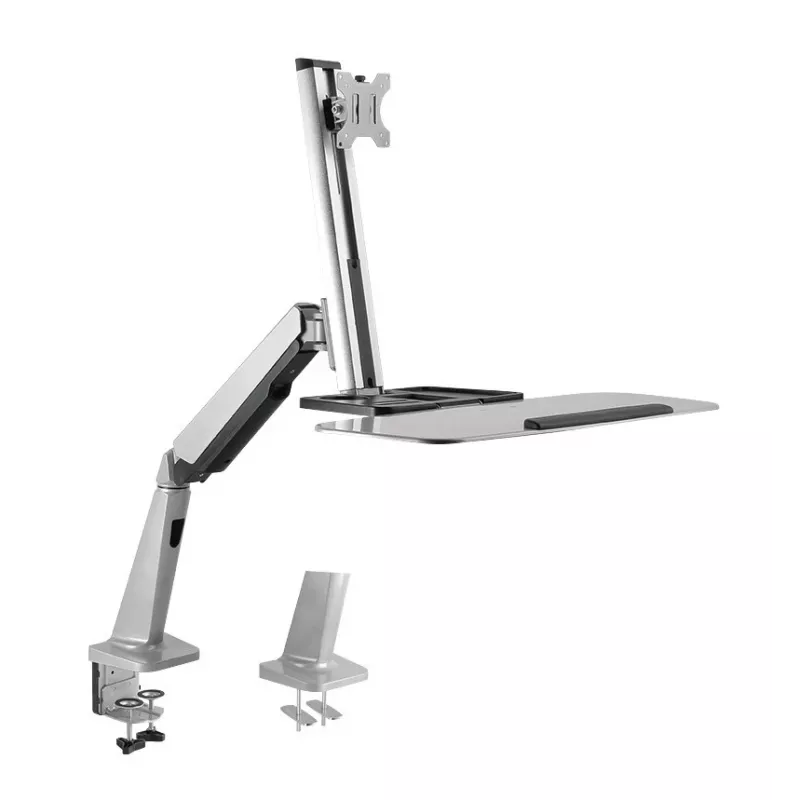 Monitor mount LogiLink BP0040 81.3 cm (32 inch) Desk Aluminium