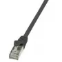 Logilink - Patch-Cable - RJ-45 (M) - RJ-45 (M) - 10 m - Foiled Unshielded Twisted Pair (F/UTP) - CAT 5e - Black (CP1093S)