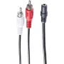 Audio Cable ShiverPeaks BS30851 0.2m 3.5mm 2 x RCA Black
