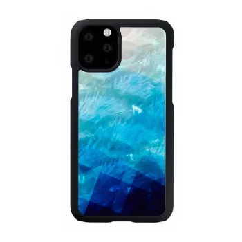 Protective smartphone case iKins for iPhone 11 Pro — blue lake and black color combination