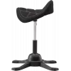 UP UP Toronto Ergonomic Balance Stool Black Fabric with Longer Gas Lift