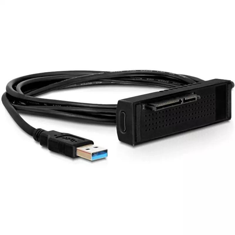 Delock docking station SATA HDD > USB3.0 - Storage Controller - 2.5 / 3.5 shared - SATA 6Gb/s - USB3.0 (61858)