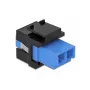 Keystone Module LC Duplex female to LC Duplex female DeLOCK