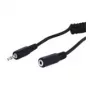 Wentronic Goobay 3,5mm-jack-Extension Cable, Black, 5 m - jack 3,5 mm-Plug (3-Pin, Stereo) > jack 3,5 mm-Socket (3-Pin, Stereo) (50017)