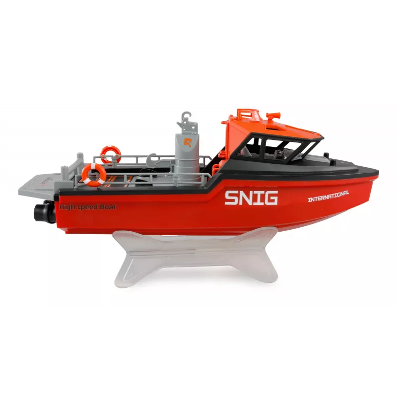 Amewi Rescue Boat 26117 — Brushless Jet Drive, 320 mm, Black/Red