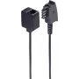 telephone cable ShiverPeaks BS71035 0.2 m Black
