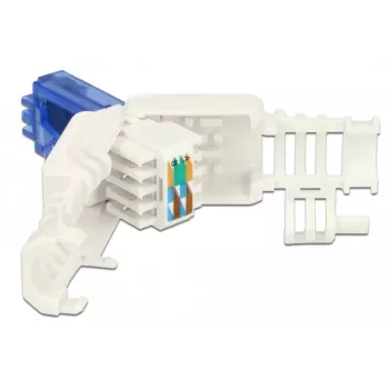 Wire Connector RJ-45 DeLOCK 86417 Blue White