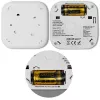 Smoke detector with battery Tuya WiFi LED