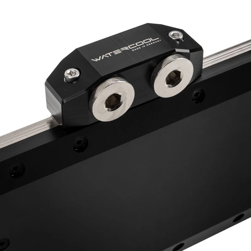 Watercool full-cover GPU water block Heatkiller IV for Radeon RX 5700 XT — Acetal top with nickel-plated copper base