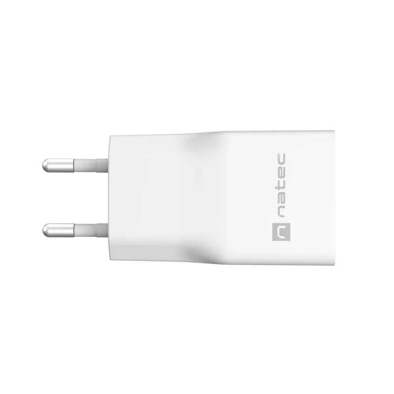 Power adapter NATEC Ribera NUC-2376 — 1× USB-A, 1× USB-C, 3 A output
