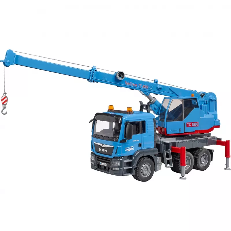 Crane truck BRUDER MAN TGS Kran-LKW Blue ABS 03771