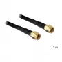 Coaxial Cable DeLOCK RP-SMA - RP-SMA 2m