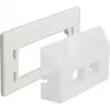 Keystone adapter plate, Mounting/Montage (White)
