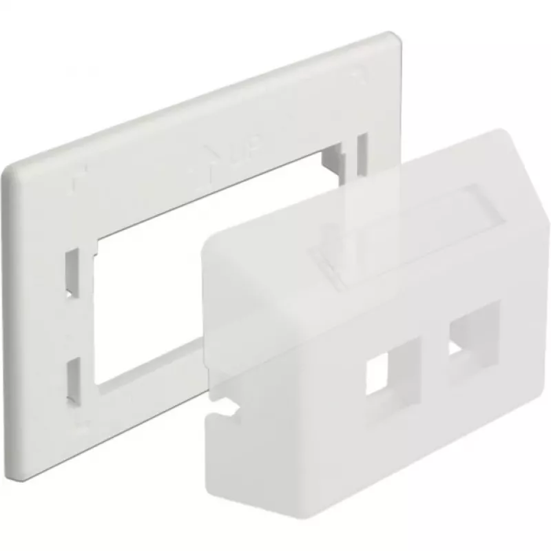 Keystone adapter plate, Mounting/Montage (White)