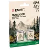 Flash Memory Emtec 64GB UHS-I U1 V10 Outdoor ECMSD64GXCU1ORP