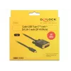 USB-C to DVI Adapter DeLOCK 1m 85320