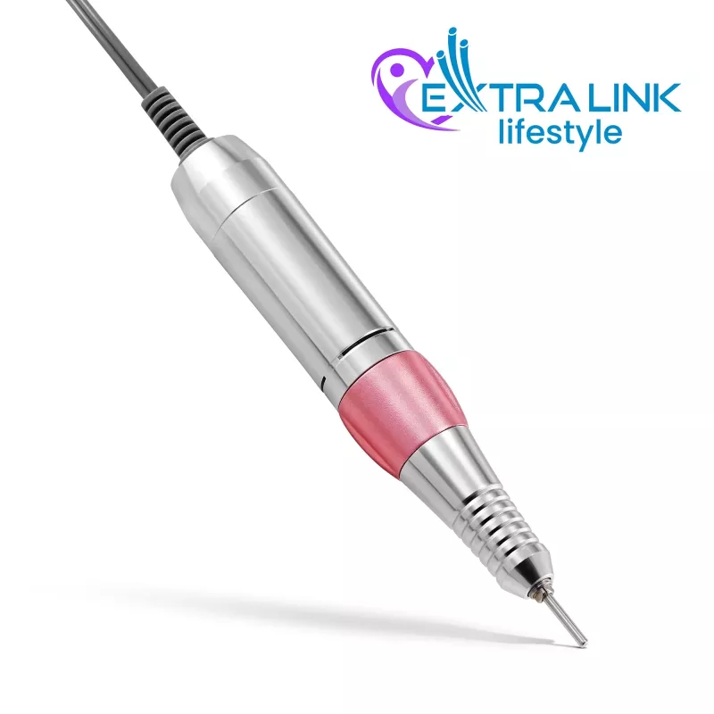Electric Nail Drill Extralink NAIL DRILL-202 65W Pink — professional manicure/pedicure tool