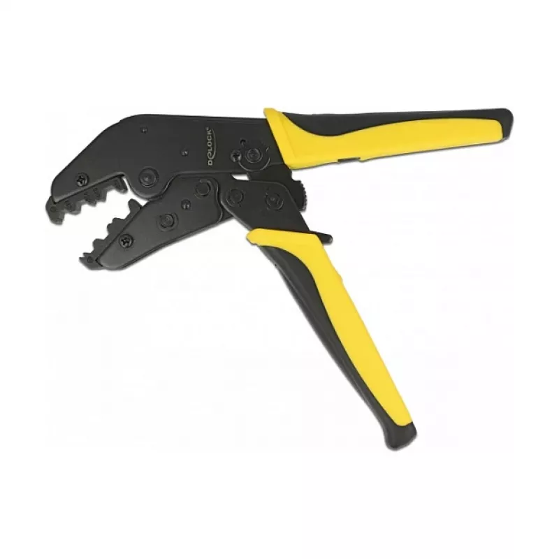 Coax Crimping Tool DeLOCK 90528 Universal for 4 Diameters Angled