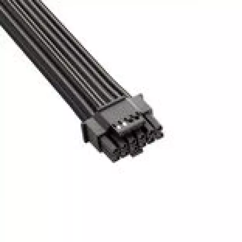 CableMod Basics Universal 12V 2x6 Cable, 90° Connector, 16-Pin to 16-Pin - black, 60 cm, var. A