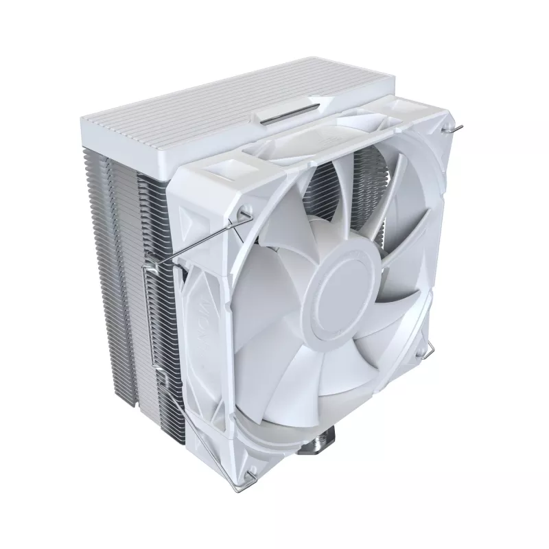CPU air cooler Montech NX400, 120 mm fans, White, dimensions 156×74×120 mm, TDP 270 W