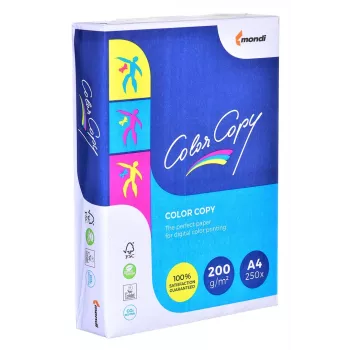 Paper copier office Mondi Color Copy 8687A20 (A4; 200g/m2; 250 sheets; white paper; satin)