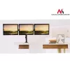 Monitor desk mount MACLEAN MC-691 for 3 monitors — adjustable height and tilt