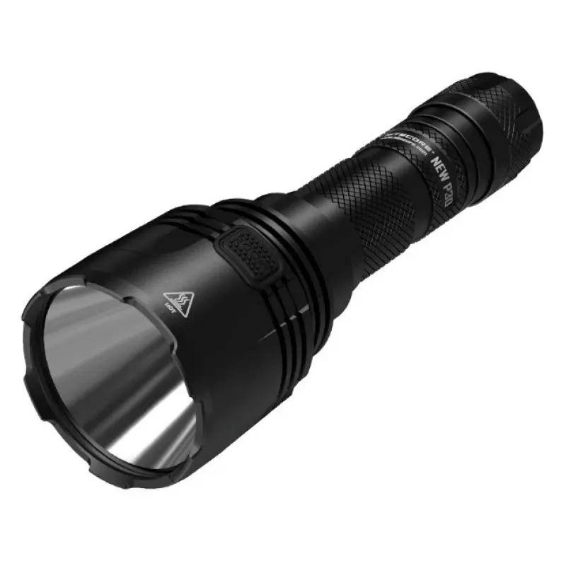 Hunting flashlight Nitecore NEW P30 — 1000 lm, 5000 mAh, USB rechargeable, IP68, aluminum, 155.5 mm, 158.5 g
