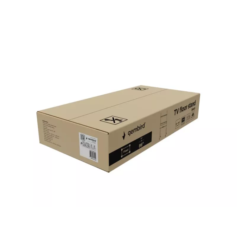 TV mount Gembird TVS-86F-02 2.18 m Black 40 kg 55-86 inch