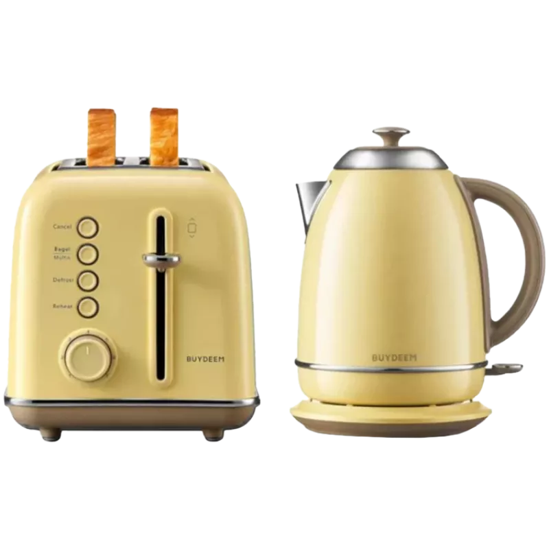 BUYDEEM 2 Slice Toaster, model DT620E, color Mellow Yellow, EU