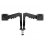 Desk dual-arm monitor mount TRACER TRAUCH47660 — adjustable metal arms, max 18 kg, VESA up to 100×100, for 13 inch–32 inch screens