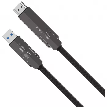 USB4 HDMI cable 4smarts ComboCord 240W 1.5 m – USB4 to HDMI, 240W power delivery, 1.5m length