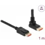 DisplayPort cable DeLOCK 87054 8K 60Hz 1m angled