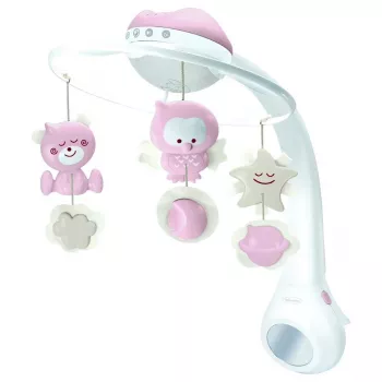 Baby music box B-kids 3in1 Infantino 150302050 — powder pink, 3-in-1 soothing toy