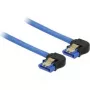 SATA Cable DeLOCK 85096 0.3m SATA 7-pin Black Blue