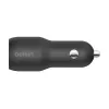 Dual USB-A Car Charger 12W x2 Black