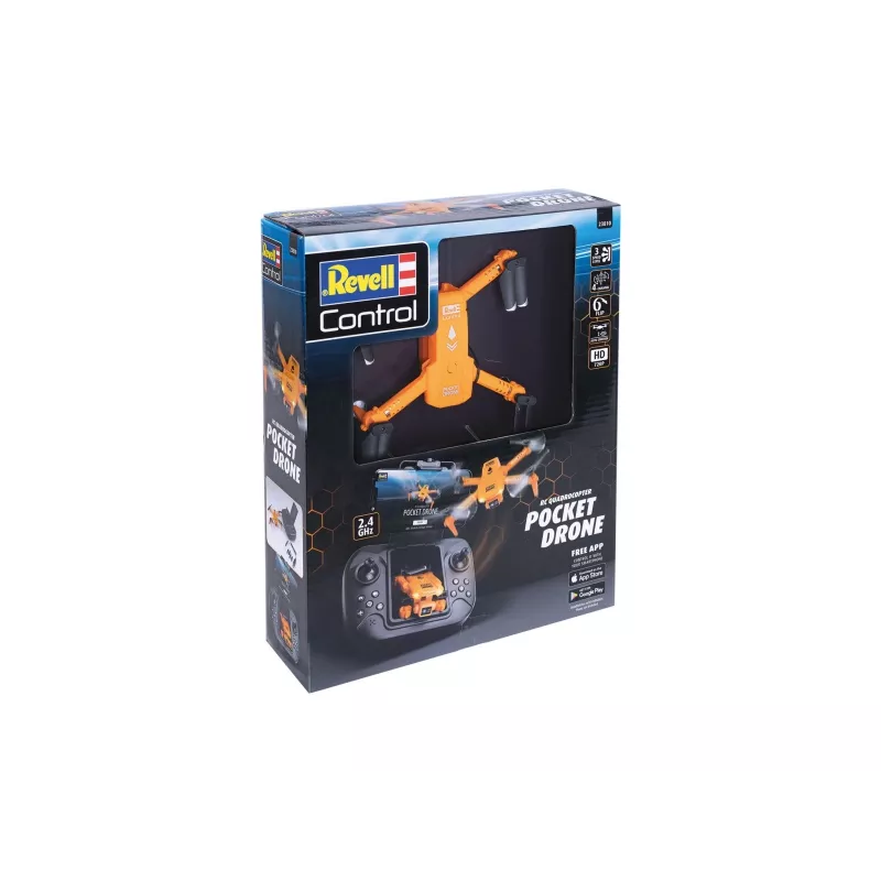 RC quadrocopter REVELL Pocket Drone 23810 — 2.4 GHz, 4-channel remote control
