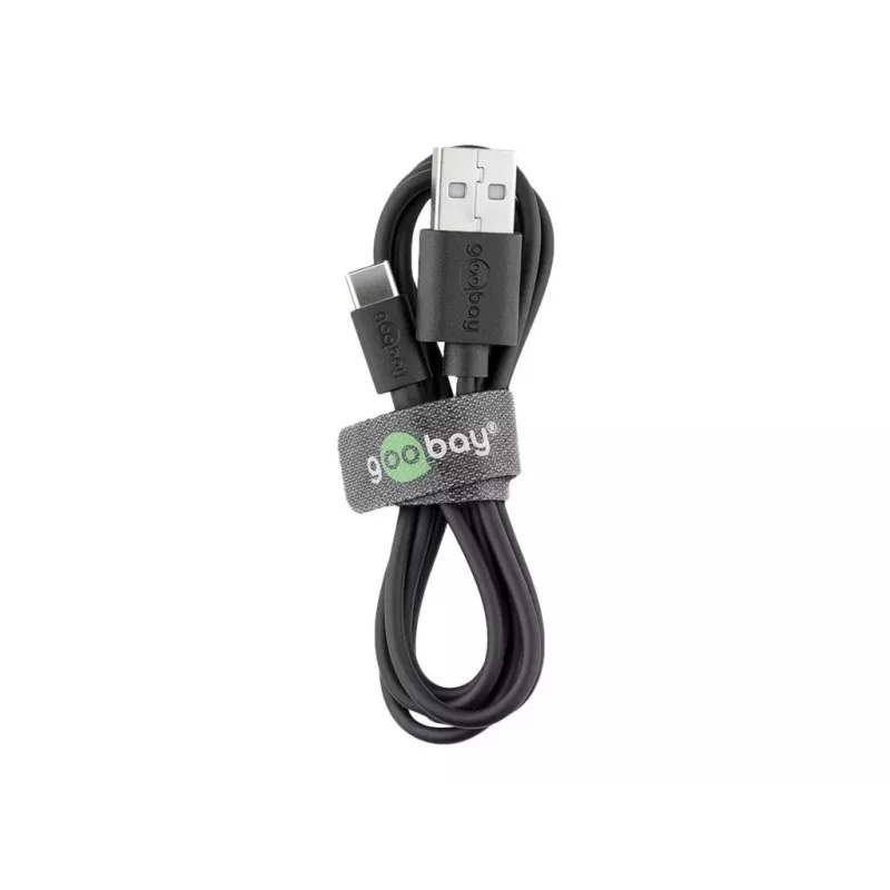 Goobay | USB-C charging and sync cable (USB-A > USB-C) | 59124 | USB-C male | USB 2.0 male (type A)