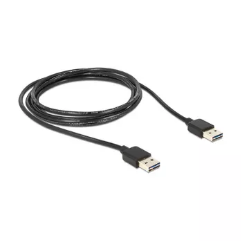 USB Cable DeLOCK 1m USB 2.0 A Black