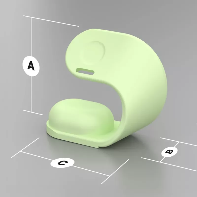 Charging stand Stelio ST-CHS01-PCH Junior pistachio – charging stand for portable devices
