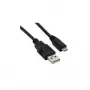 USB Cable S/CONN 3m USB2.0 A- microUSB2.0 B Black