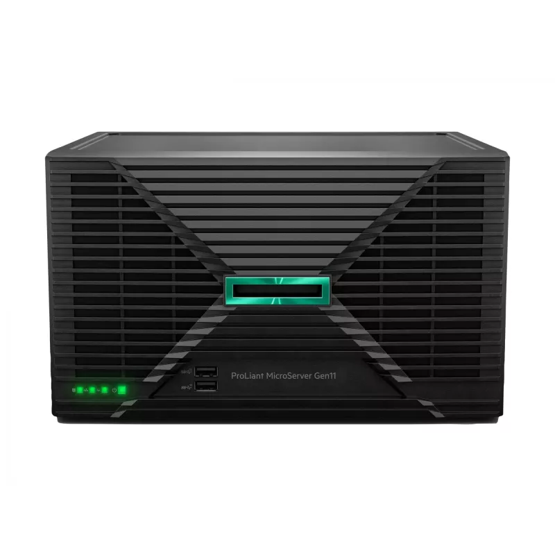 Server HP Enterprise ProLiant MicroServer Gen11 6325P 3.5GHz 4-core 1P 32GB DDR5 4LFF NHP 2×4TB HDD 180W PS