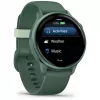 Smartwatch GARMIN vívoactive 6 – sport watch, 42 mm aluminium/polymer case, AMOLED 1.2 inch, GPS, 5 ATM, optical HR, SpO2, 8 GB, green