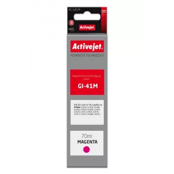 Ink bottle ActiveJet AC-G41M for Canon printers, compatible replacement for Canon GI-41M, 70 ml, purple