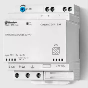 Finder Switch Mode Power Supply Power Supply and Voltage Converter Universal 68 W White (78.60.1.230.2402)