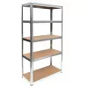 Topeshop Storage Rack G9030 garden tool storage rack Freestanding Galvanized steel, MDF