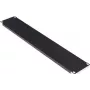 Blank panel ROLINE 19-inch 2U black steel 480mm